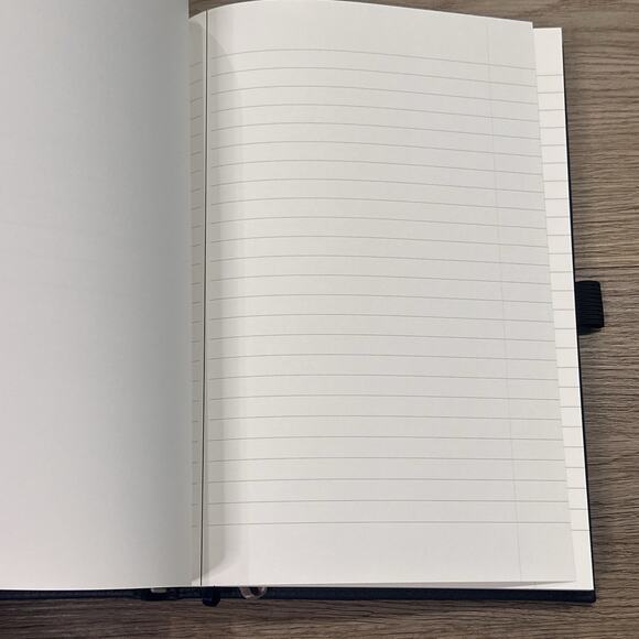 Gulfstream JournalBook NEW Large Bound Blue Leather Notebook 7” x 10” Aviation - Picture 4 of 9